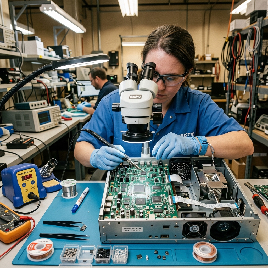 Reparación de proyectores